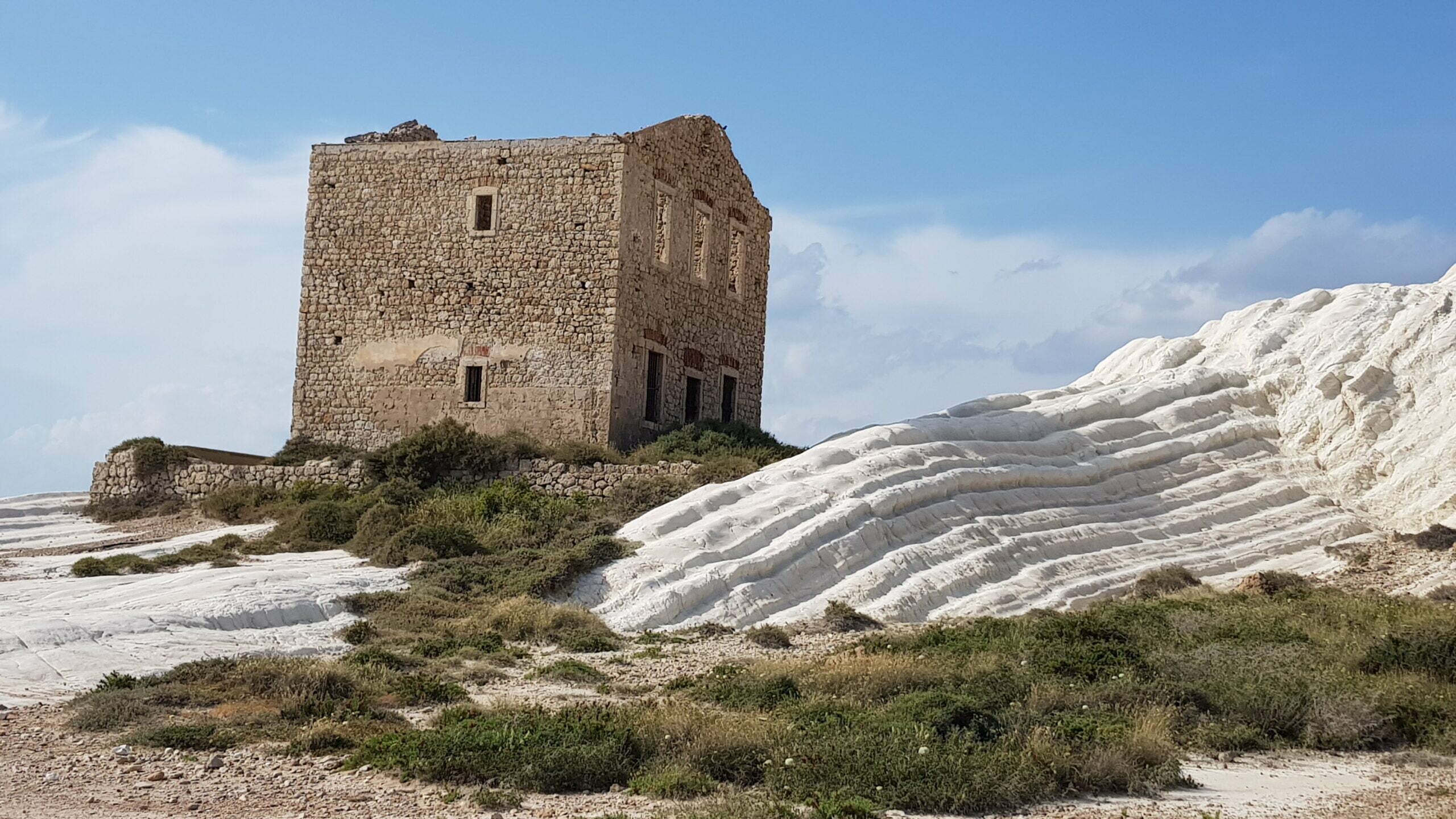 La scalinata di Marna Bianca di Punta Bianca